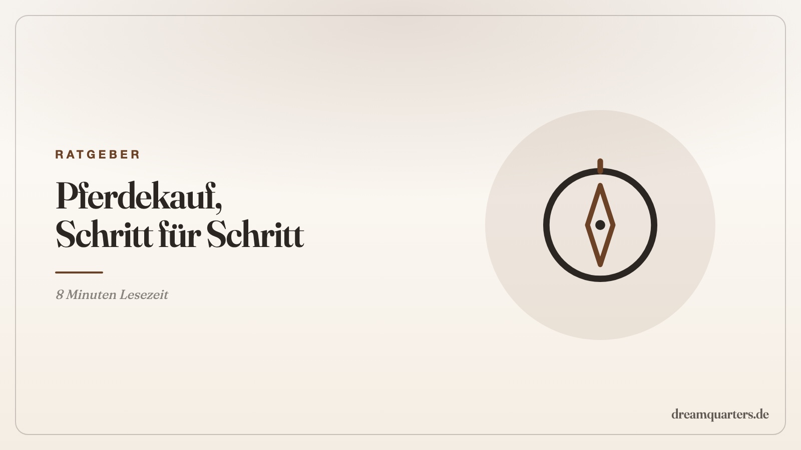 Pferdekauf - Worauf es ankommt und wie der Ablauf aussieht