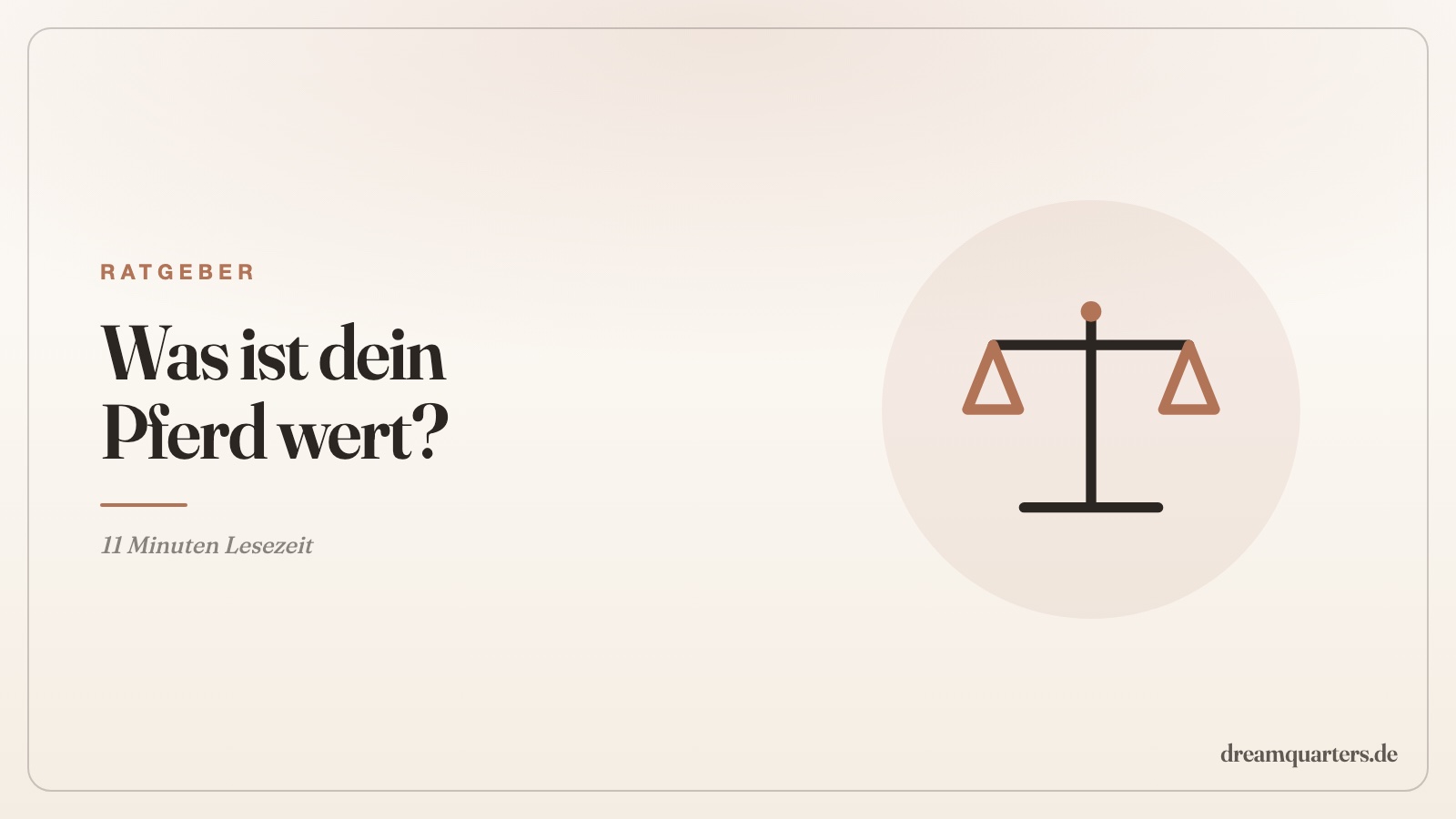 Was ist mein Pferd wert? So bestimmst du den Verkaufspreis richtig