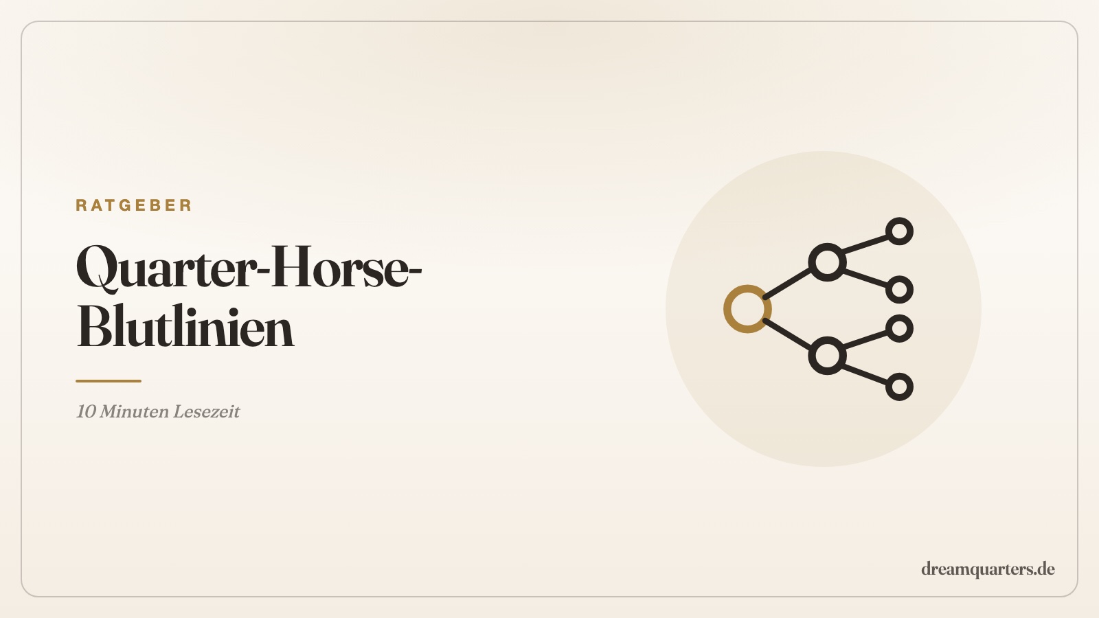 Quarter Horse Blutlinien: Metallic Cat, Olena & Co. erklärt