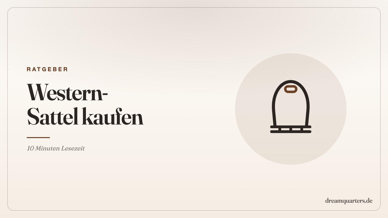 Western Sattel kaufen: Der ehrliche Leitfaden für europäische Käufer