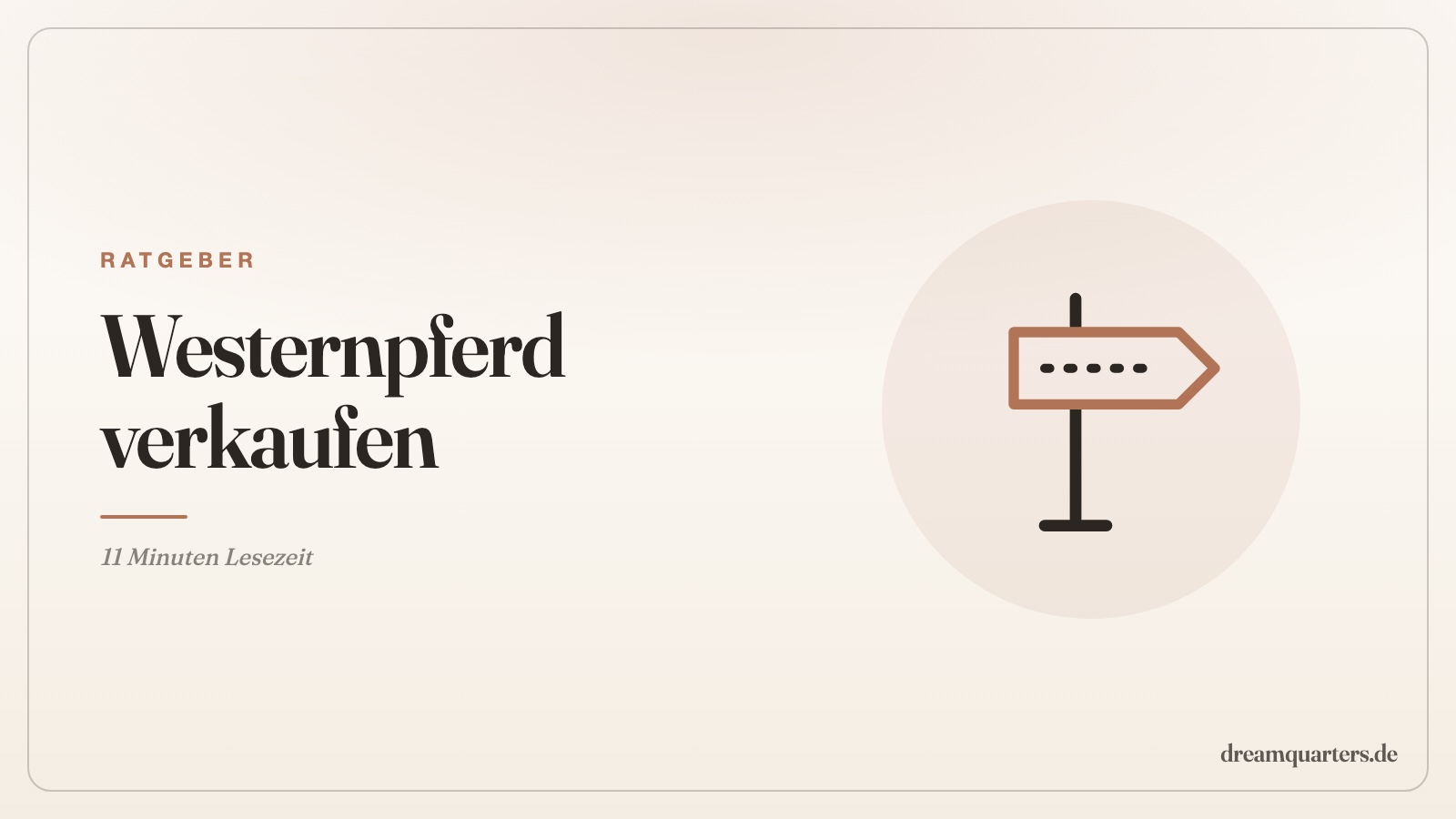 Westernpferd verkaufen: Der ehrliche Verkäuferleitfaden