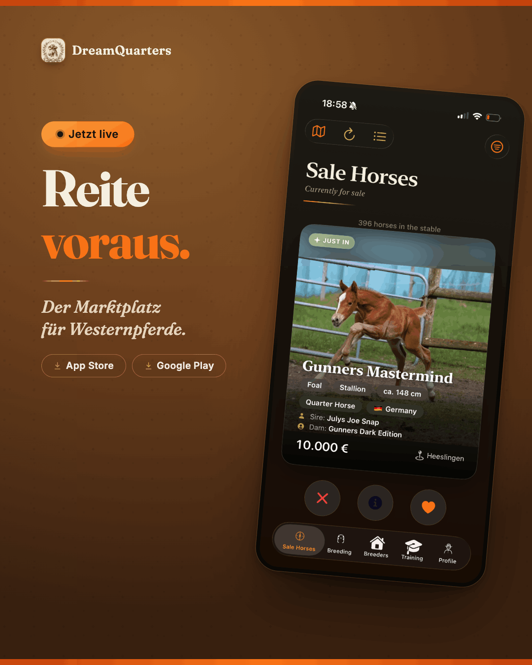 Die Dream Quarters App ist da — jetzt für iPhone und Android